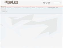 Tablet Screenshot of michaelyon-online.com